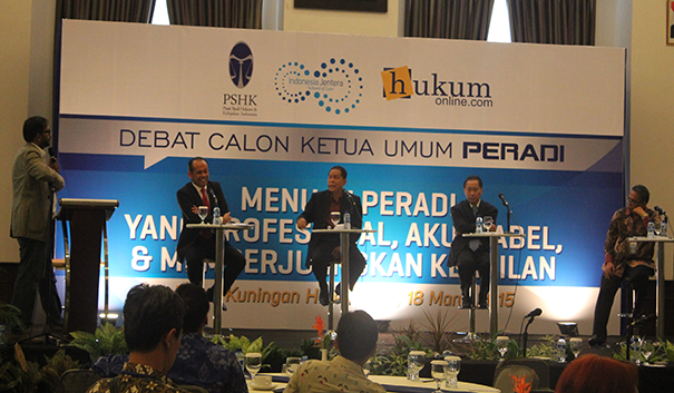 Debat Ketum Peradi