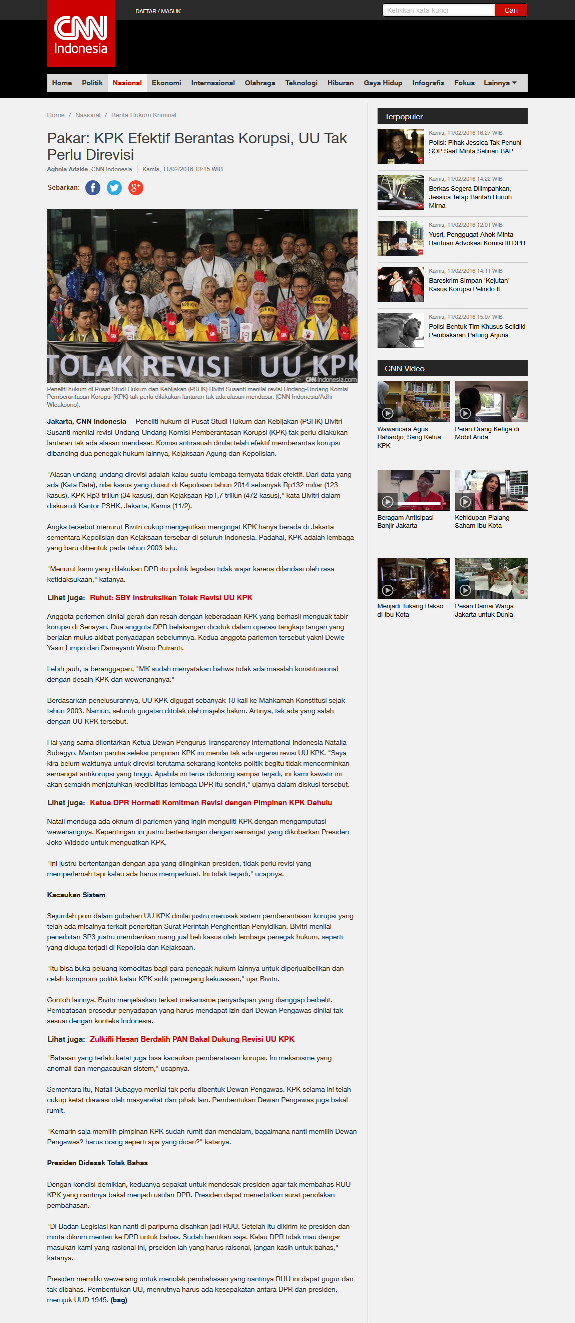 CNN-Pakar_KPK_Efektif_Berantas_Korupsi,_UU_Tak_Perlu_Direvisi_-_2016-02-12_09.24.04