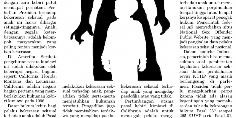 GPD pelajaran kebiri tempo