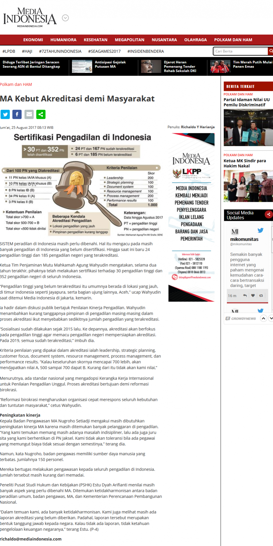 MA Kebut Akreditasi demi Masyarakat Media Indonesia-crop