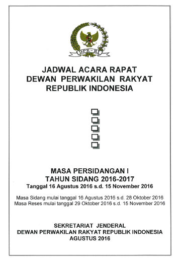 Jadwal-rapat-Masa-sidang-I-2016