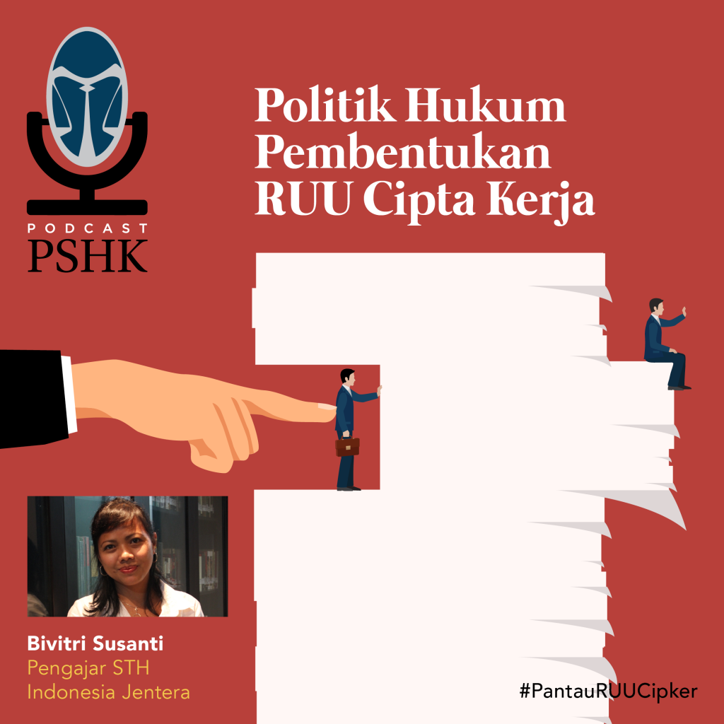 Podcast PSHK Episode 4: Politik Hukum Pembentukan RUU Cipta Kerja